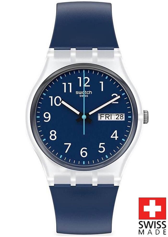 Swatch GE725 RINSE REPEAT NAVY Kol Saati