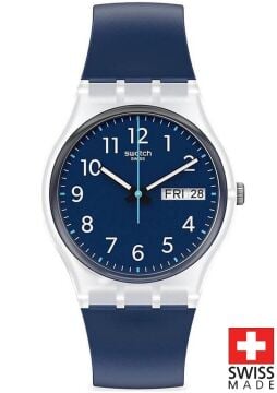 Swatch GE725 RINSE REPEAT NAVY Kol Saati