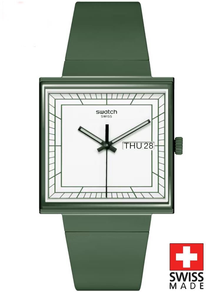 Swatch SO34G700 WHAT IF…GREEN? Kol Saati