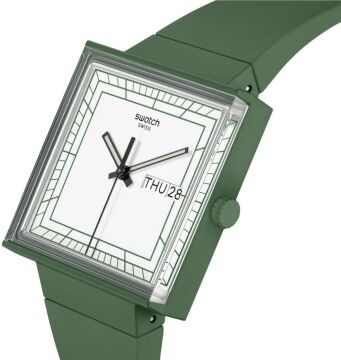 Swatch SO34G700 WHAT IF…GREEN? Kol Saati