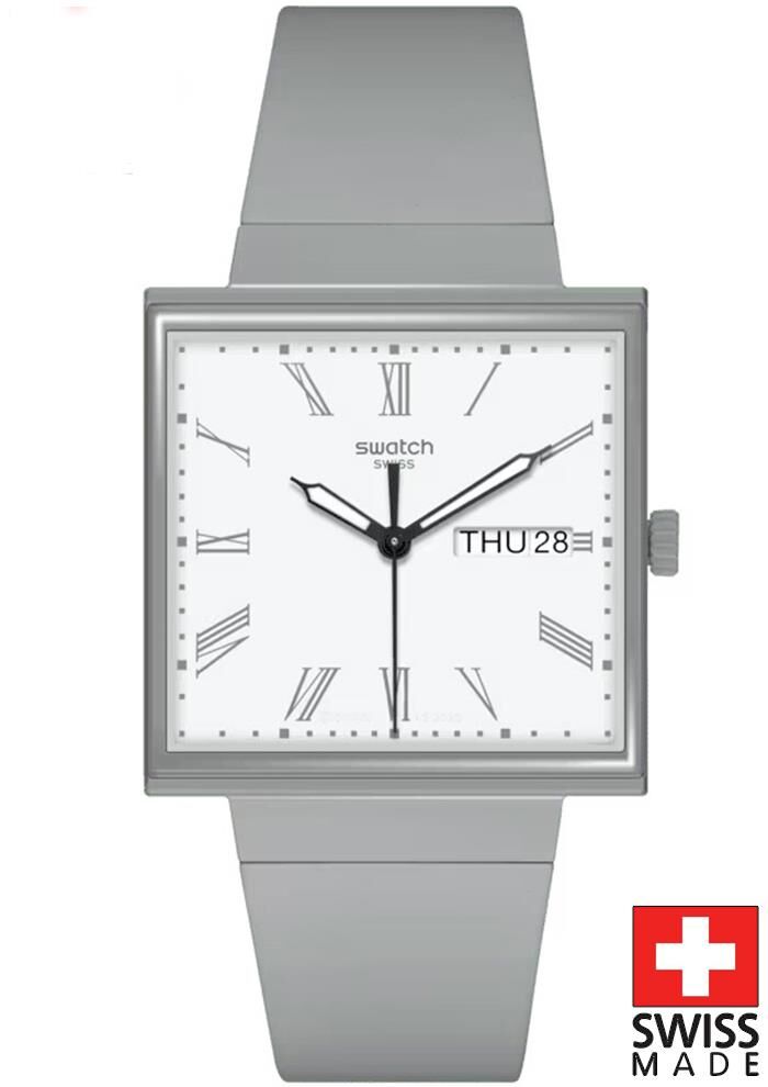 Swatch SO34M700 WHAT IF…GRAY? Kol Saati