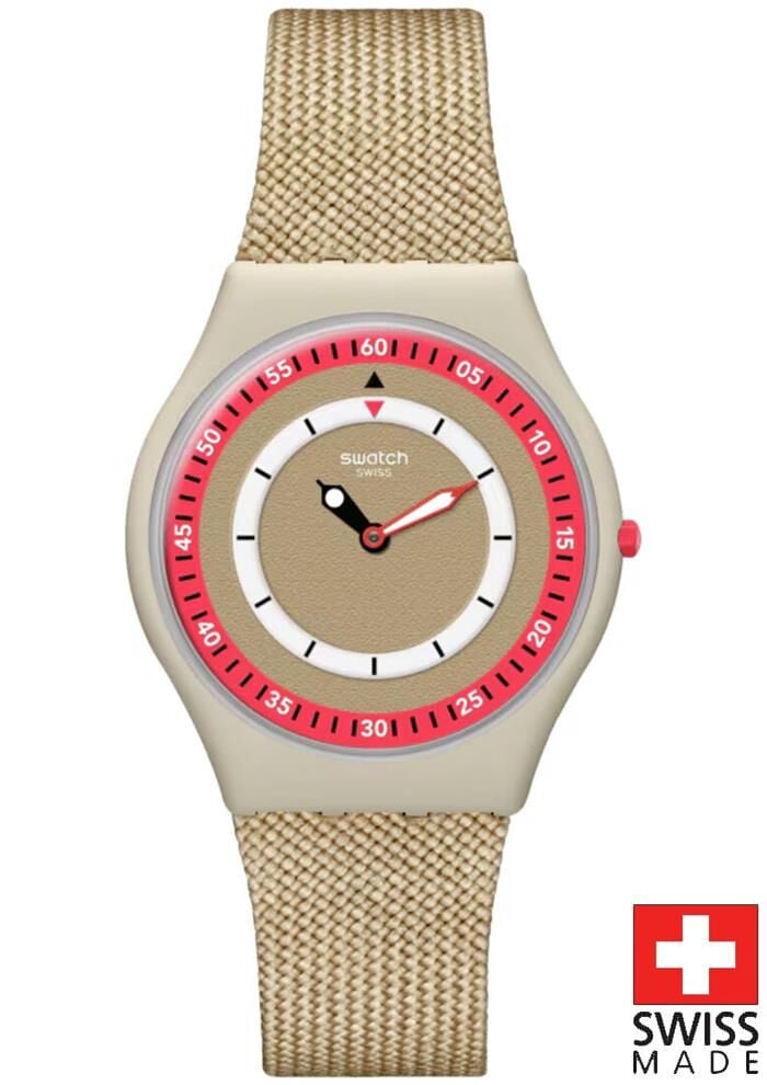Swatch SS09T102 CORAL DUNES Kol Saati