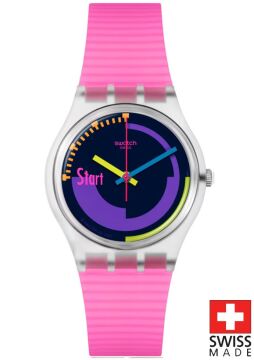 Swatch SO28K111 NEON PINK PODIUM Kol Saati