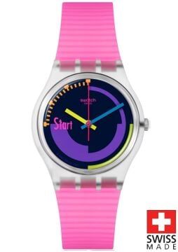 Swatch SO28K111 NEON PINK PODIUM Kol Saati