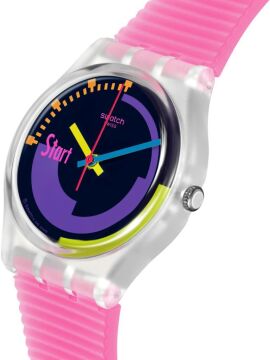 Swatch SO28K111 NEON PINK PODIUM Kol Saati