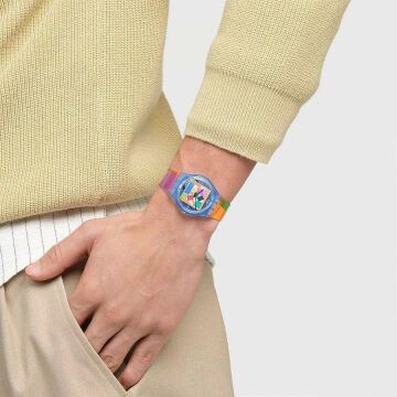 Swatch SO28Z127 MATISSE'S SNAIL Kol Saati