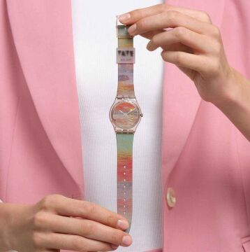 Swatch SO28Z700 TURNER'S SCARLET SUNSET Kol Saati