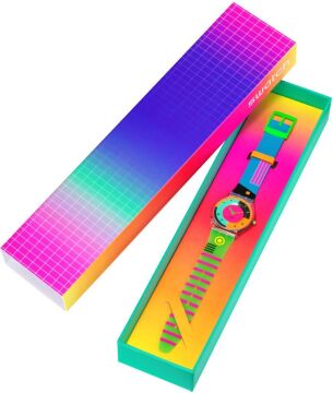 Swatch SS08K119 SWATCH NEON HOT RACER Kol Saati
