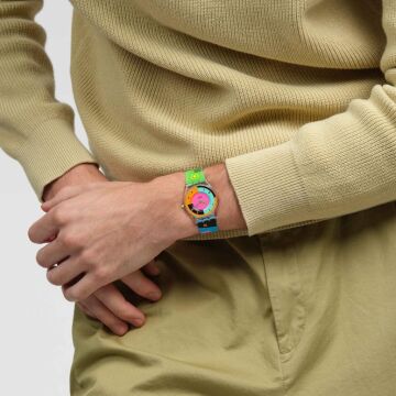 Swatch SS08K119 SWATCH NEON HOT RACER Kol Saati