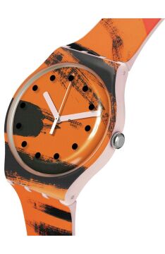 Swatch SUOZ362 BARNS-GRAHAM'S ORANGE Kol Saati