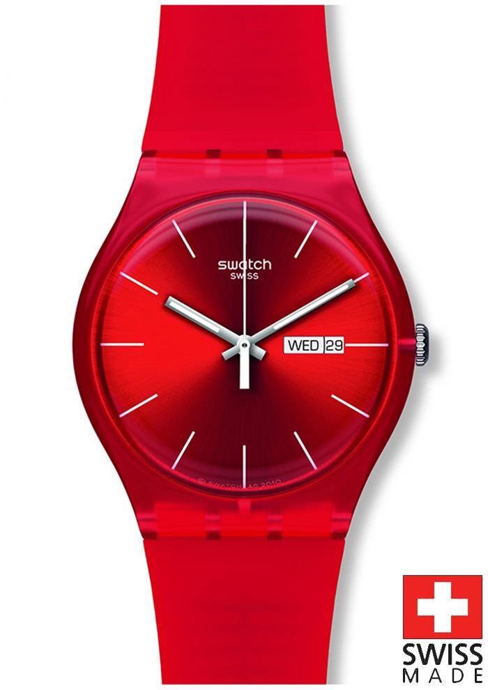 Swatch SUOR701 RED REBEL Kol Saati