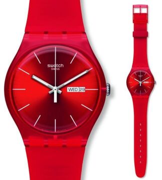 Swatch SUOR701 RED REBEL Kol Saati